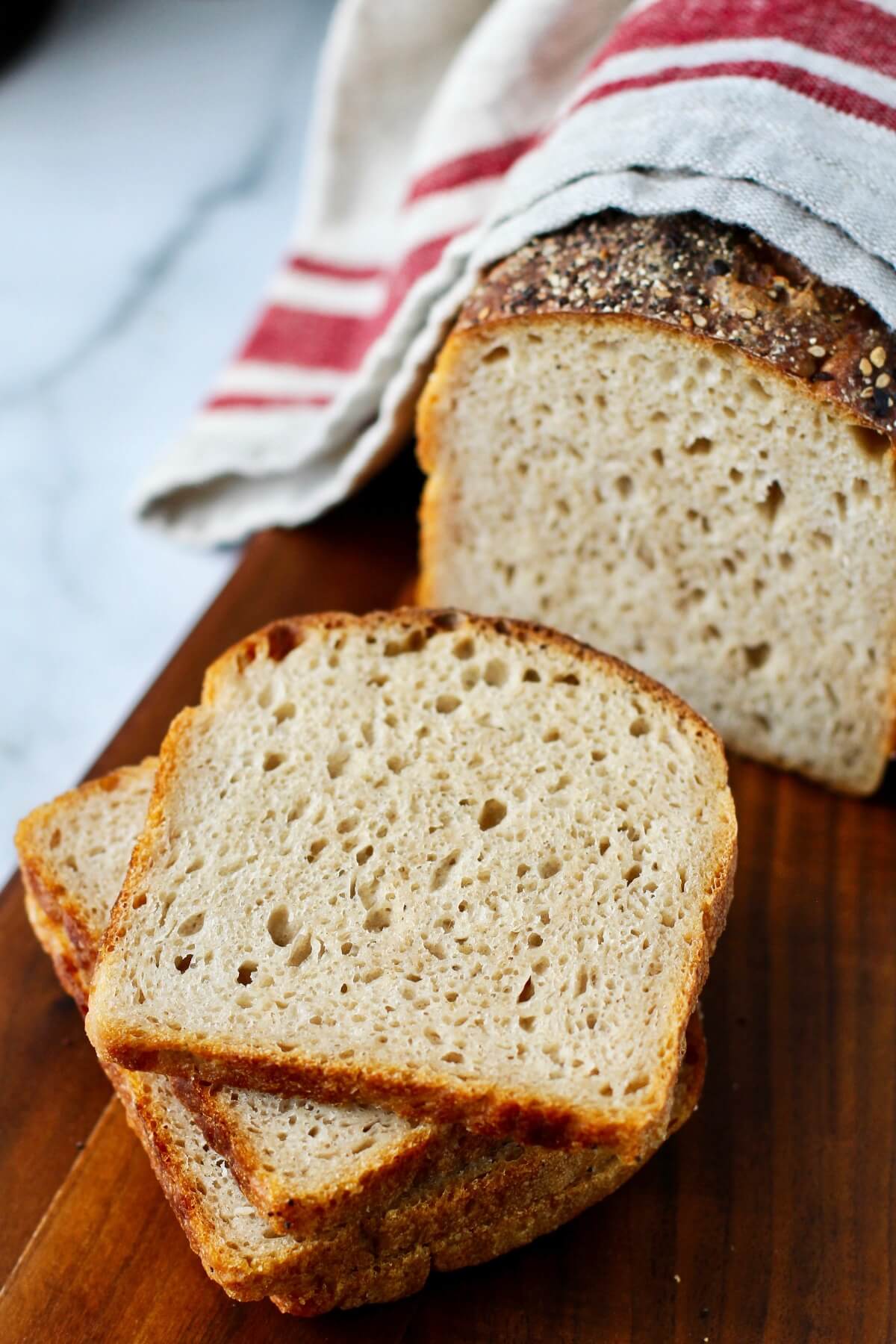 Honey Wheat Sourdough Sandwich Bread - Little Spoon Farm
