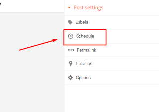 Cara Publikasikan/Jadwal Artikel Blogger Secara Otomatis