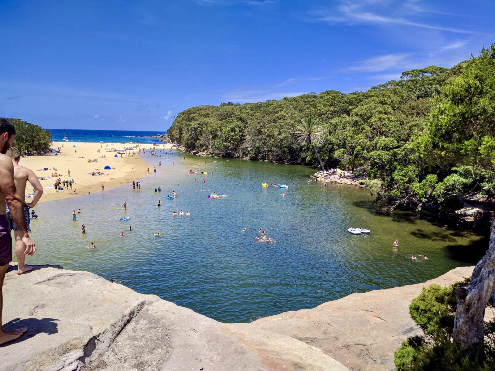 OZ Travellers Wattamolla beach NSW