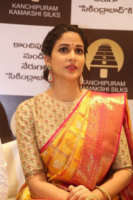 Lavanya Tripathi launches Kanchipuram Kamakshi Silks 15
