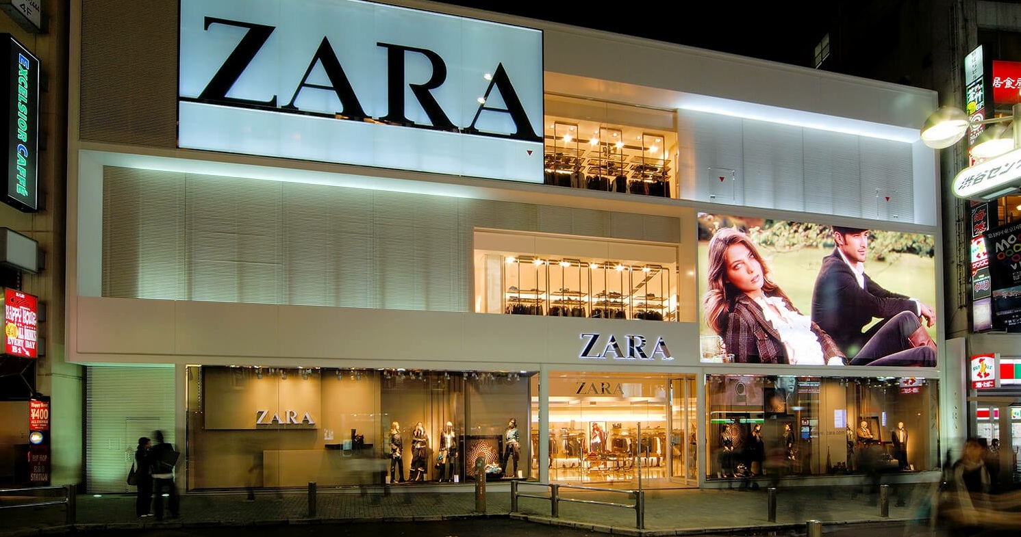 Thương hiệu thời trang nổi tiếng Zara