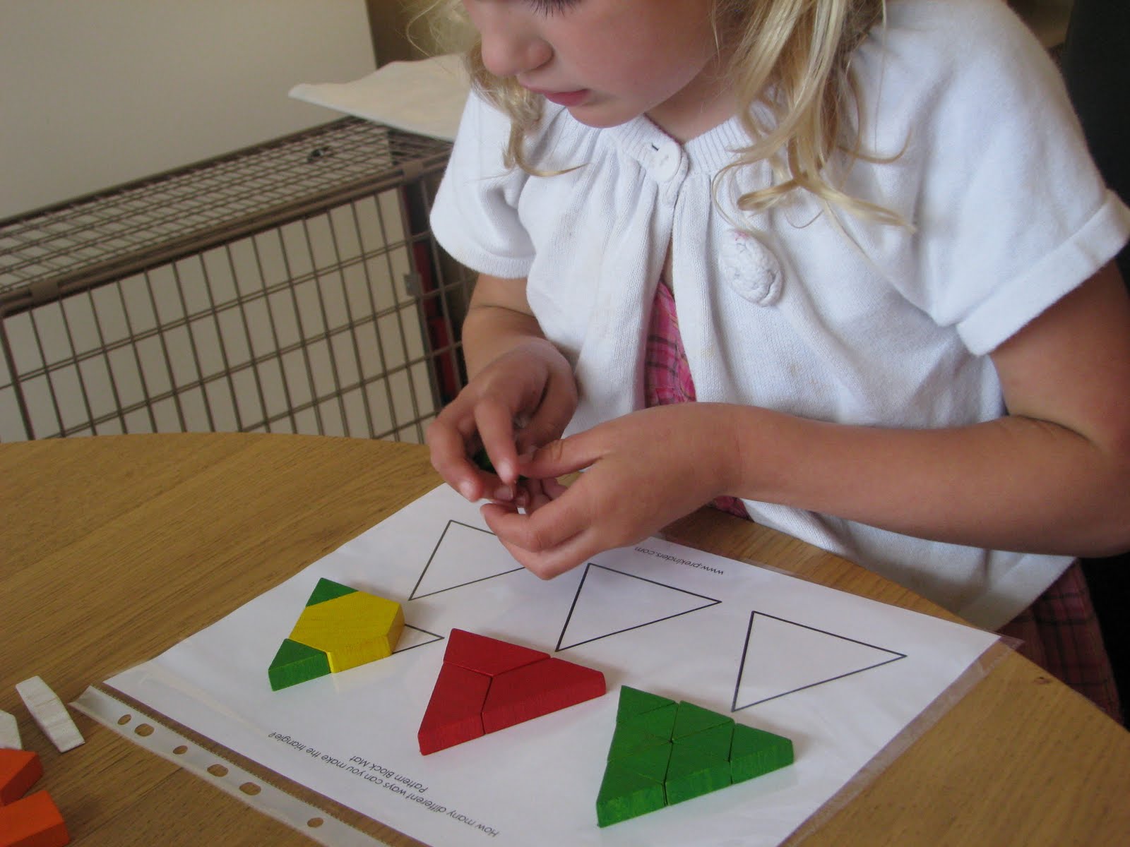 Little Blossoms: Exploring Shapes with Pattern Blocks