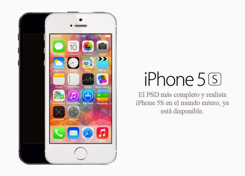 Apple Iphone 5s Psd