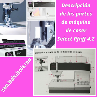 Maquina de coser Pfaff select 4.2