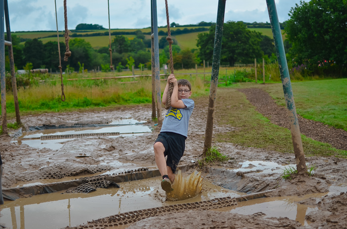 The Bear Trail, family assault course, Cullompton Devon