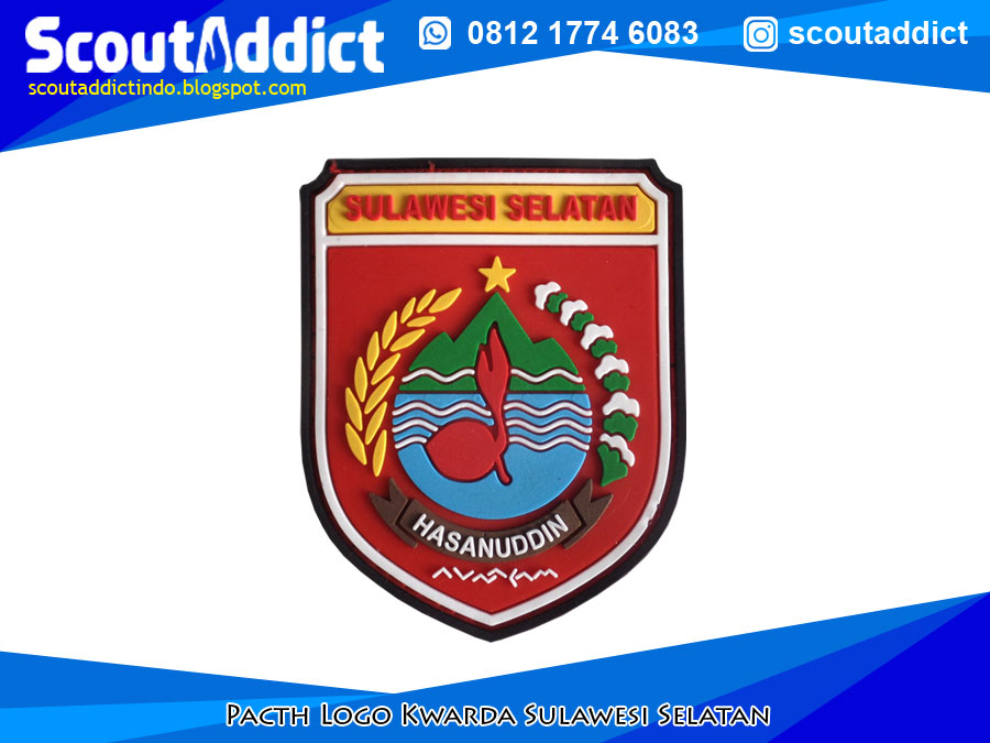 Kedai Pramuka Scoutaddict Kediri Pacth Karet Pramuka Logo Kwarda Sulawesi Selatan