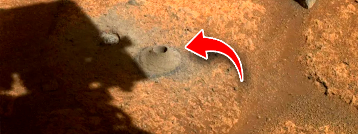 rocha marciana sumiu após ser coletada pelo rover Perseverance da NASA