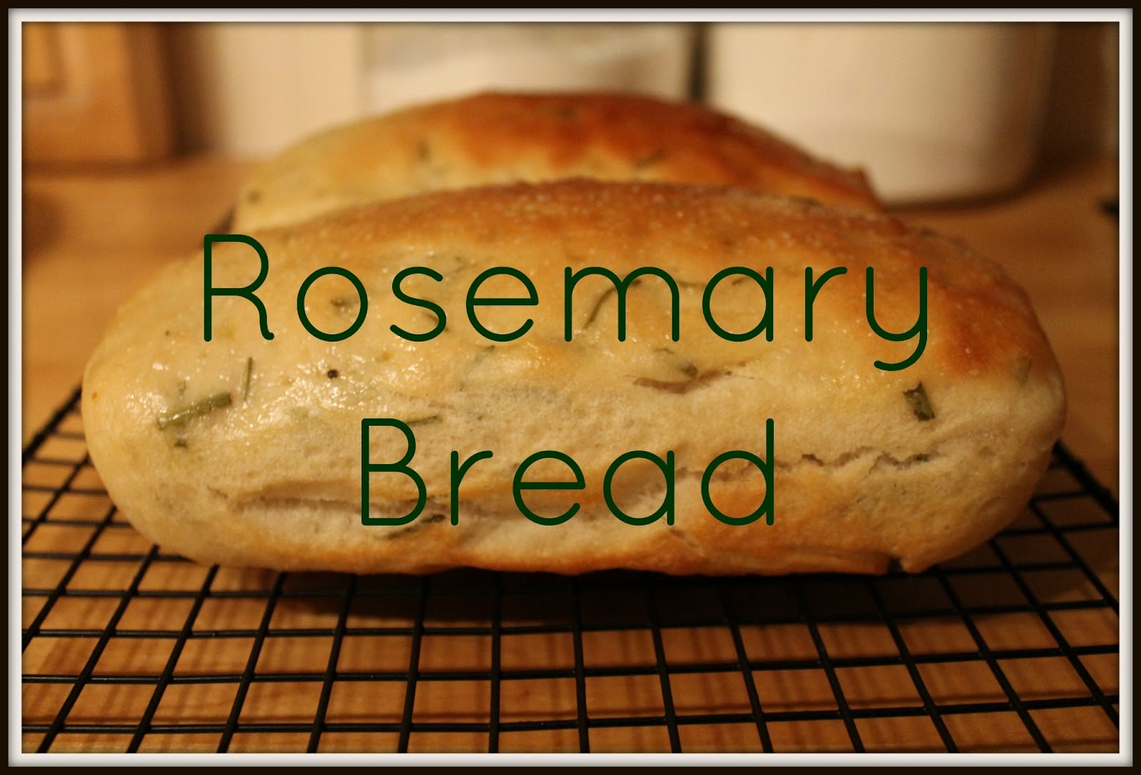 Thinking About Home Bread On Tuesday Week 5 {Rosemary Bread}