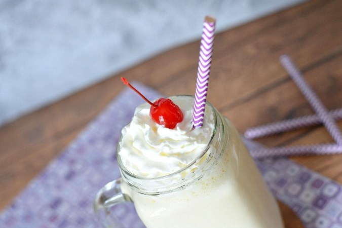 Classic Vanilla Milkshake #delicious #drinks