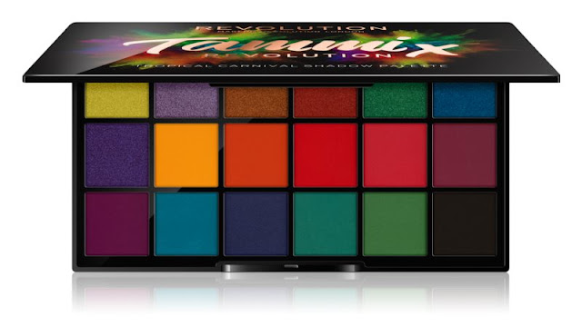 Paleta sombras colores variados