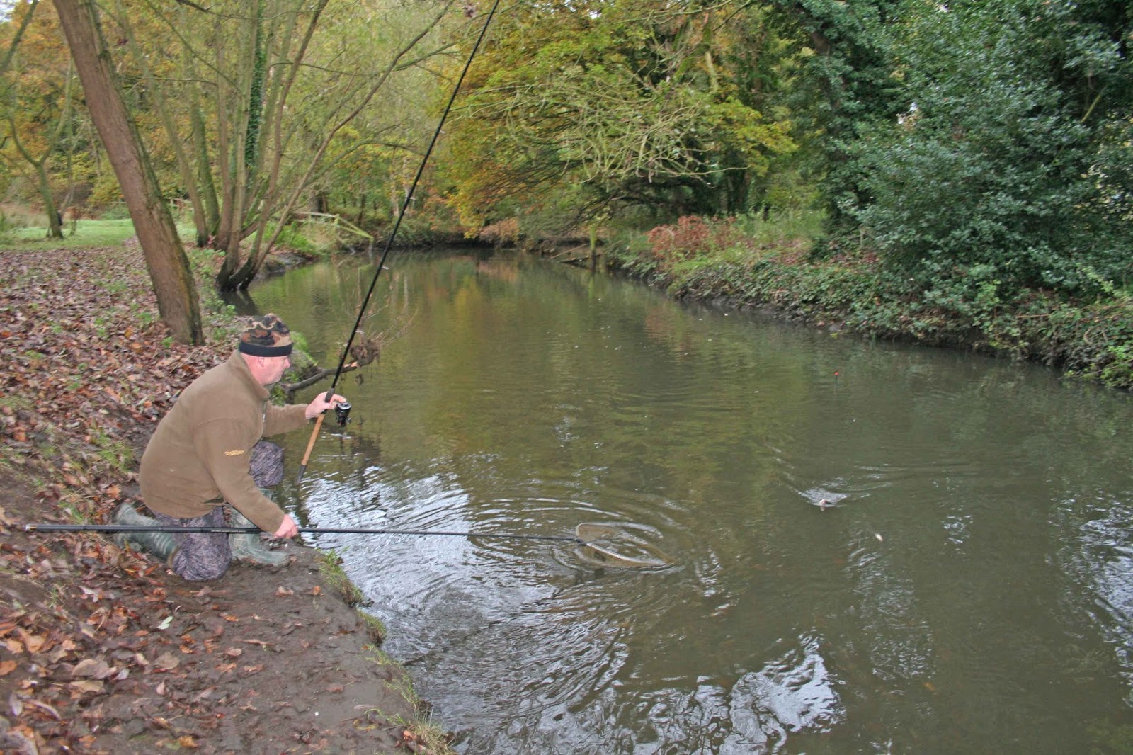 Duncan Charmans World of Angling Stick float fishing on the river