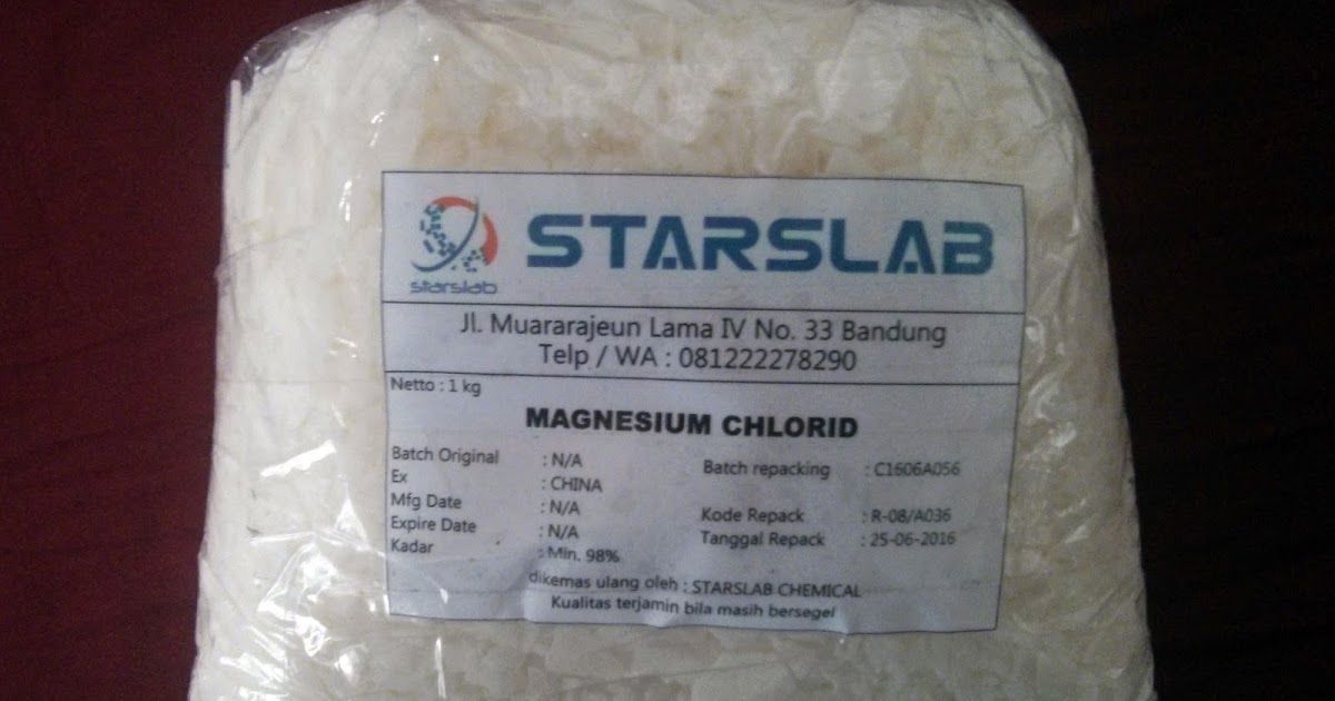 toko bahan kimia eceran Jual Magnesium Klorida