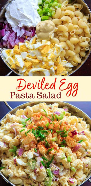 Deviled Egg Pasta Salad - Healthy Therapy Massage