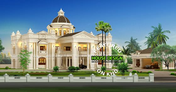 Luxurious mansion home in Kerala