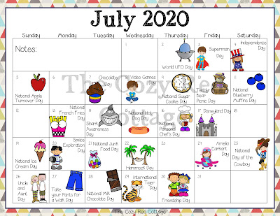 The Cozy Red Cottage: 25 Fun and Quirky Holidays to Celebrate in July