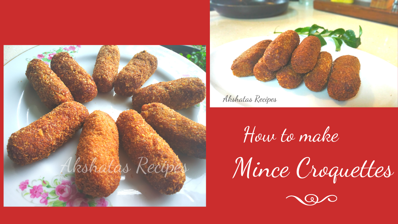 Goan Mince Croquettes RecipeGoan Snack Recipe
