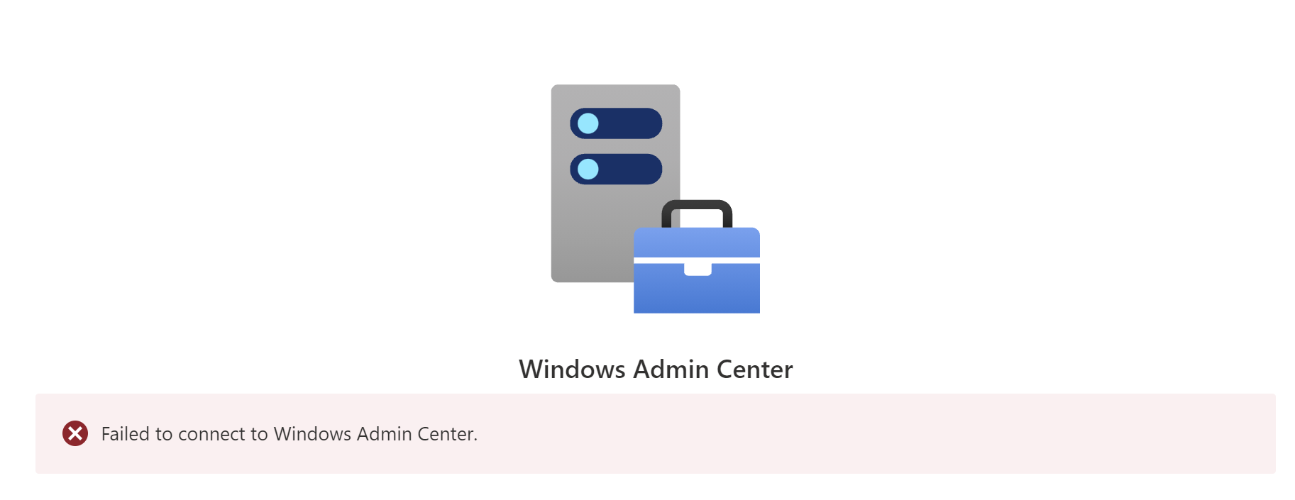 Failed to connect to Windows Admin Center » Kostecký^blog