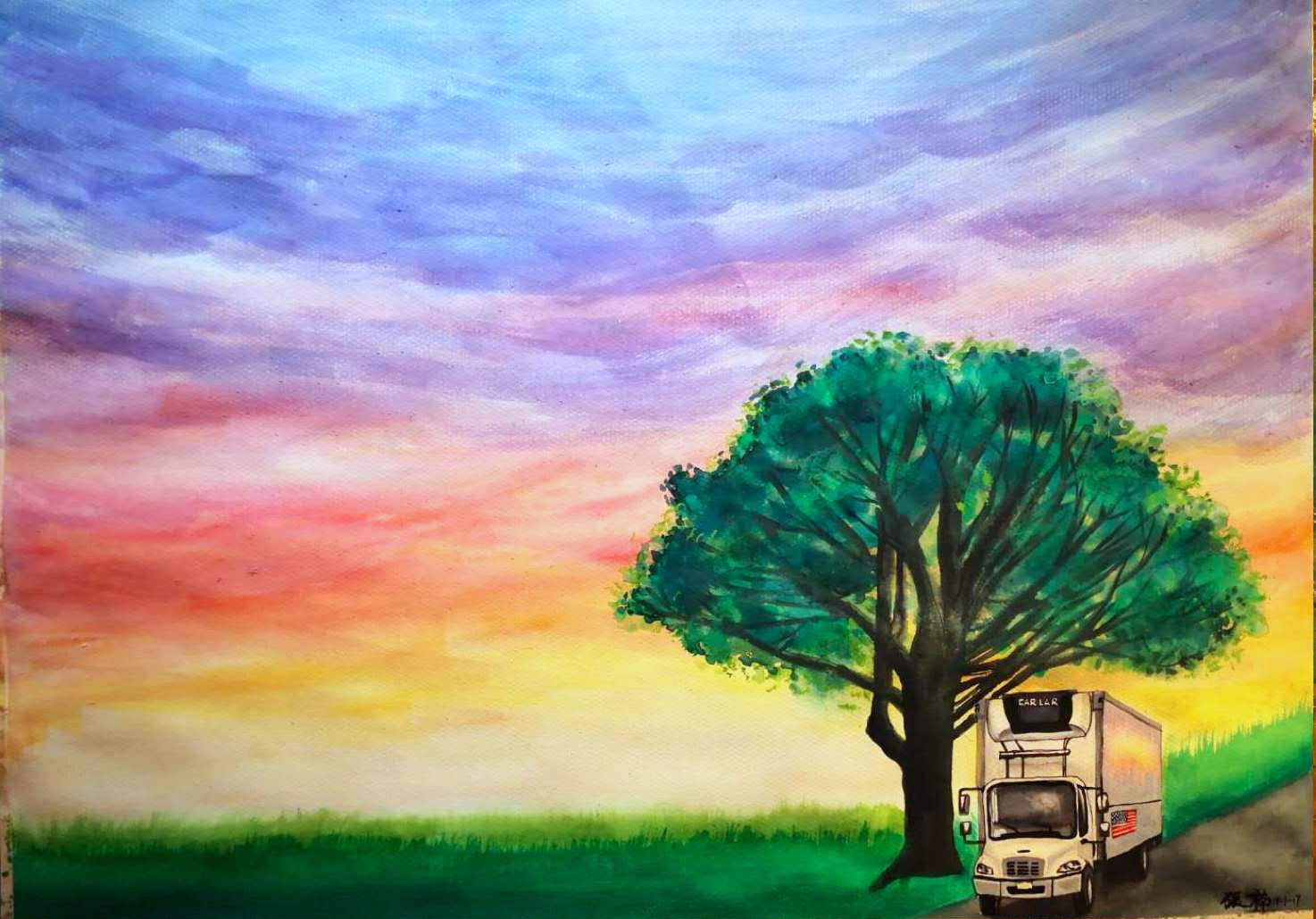 165 watercolor paintings show