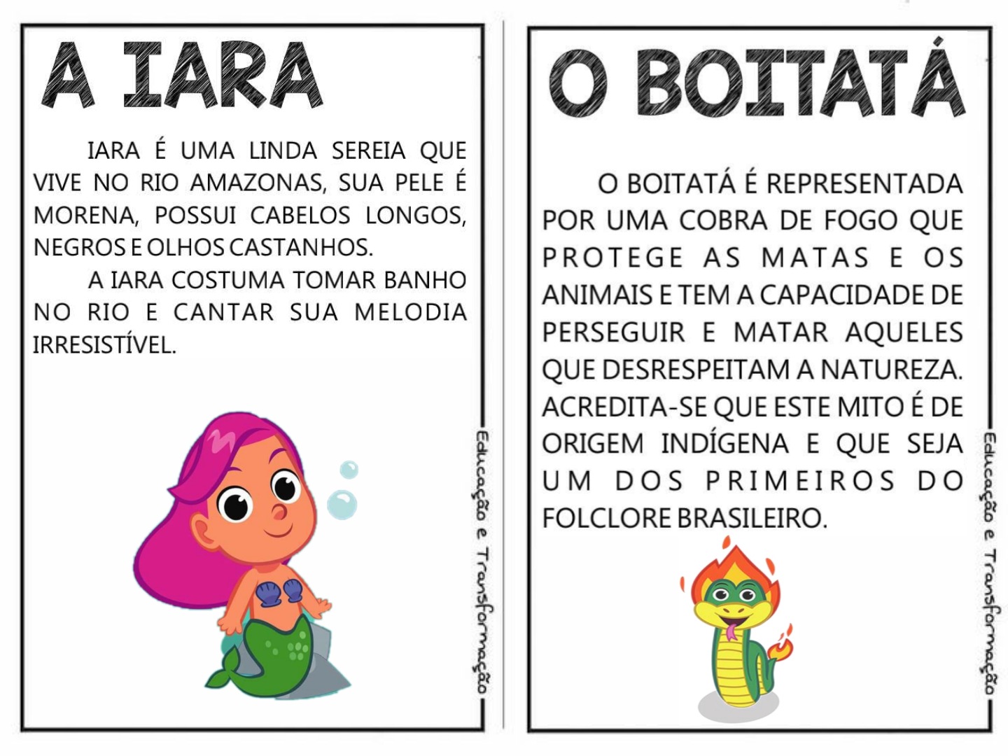 Lendas brasileiras folclore textos pequenos texto bastão atividade arquivo clique aqui Exemplo De Frases De Lendas Para Passar Para O Plural