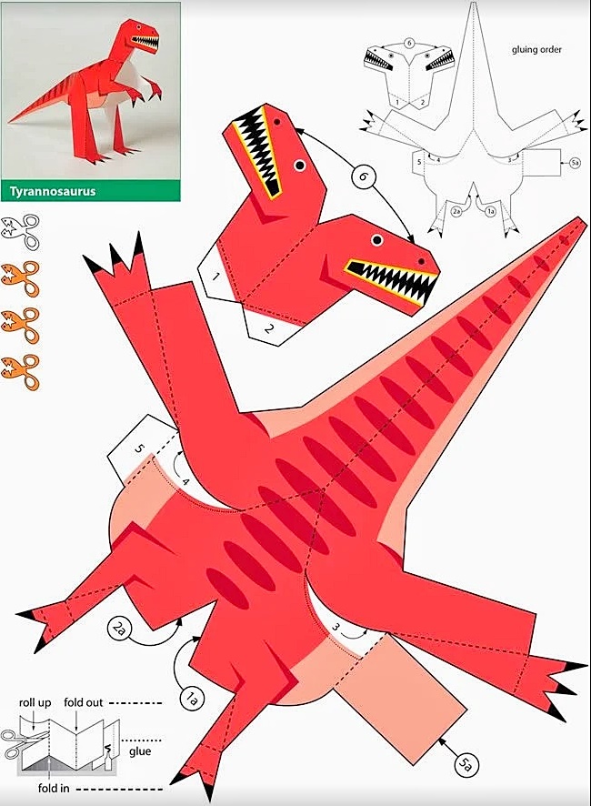 coloring-book-dinosaur-paper-craft-free-download-pdf