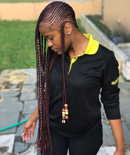 39 Hot Lemonade Braids Hairstyles Ponytails For African American