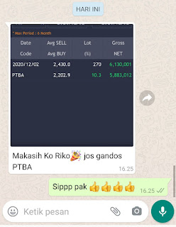 Portofolio Rikopedia dan testimoni member