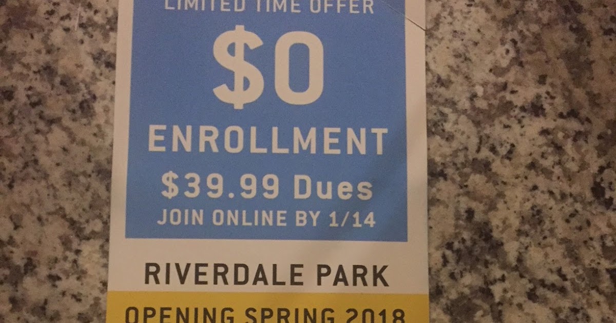 Riverdale Park Station Blog Gold's Gym Update