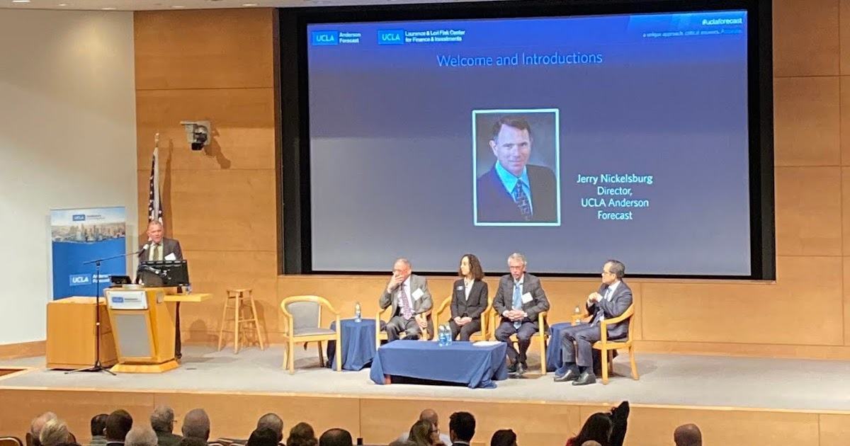 UCLA Faculty Association UCLA Anderson Forecast still suggests a