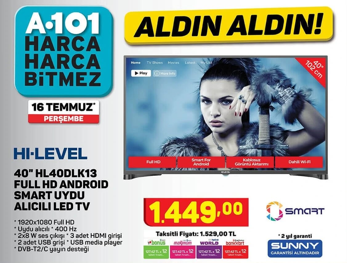 A101 16 Temmuz 2020 Aktüel Ürünler Kataloğu