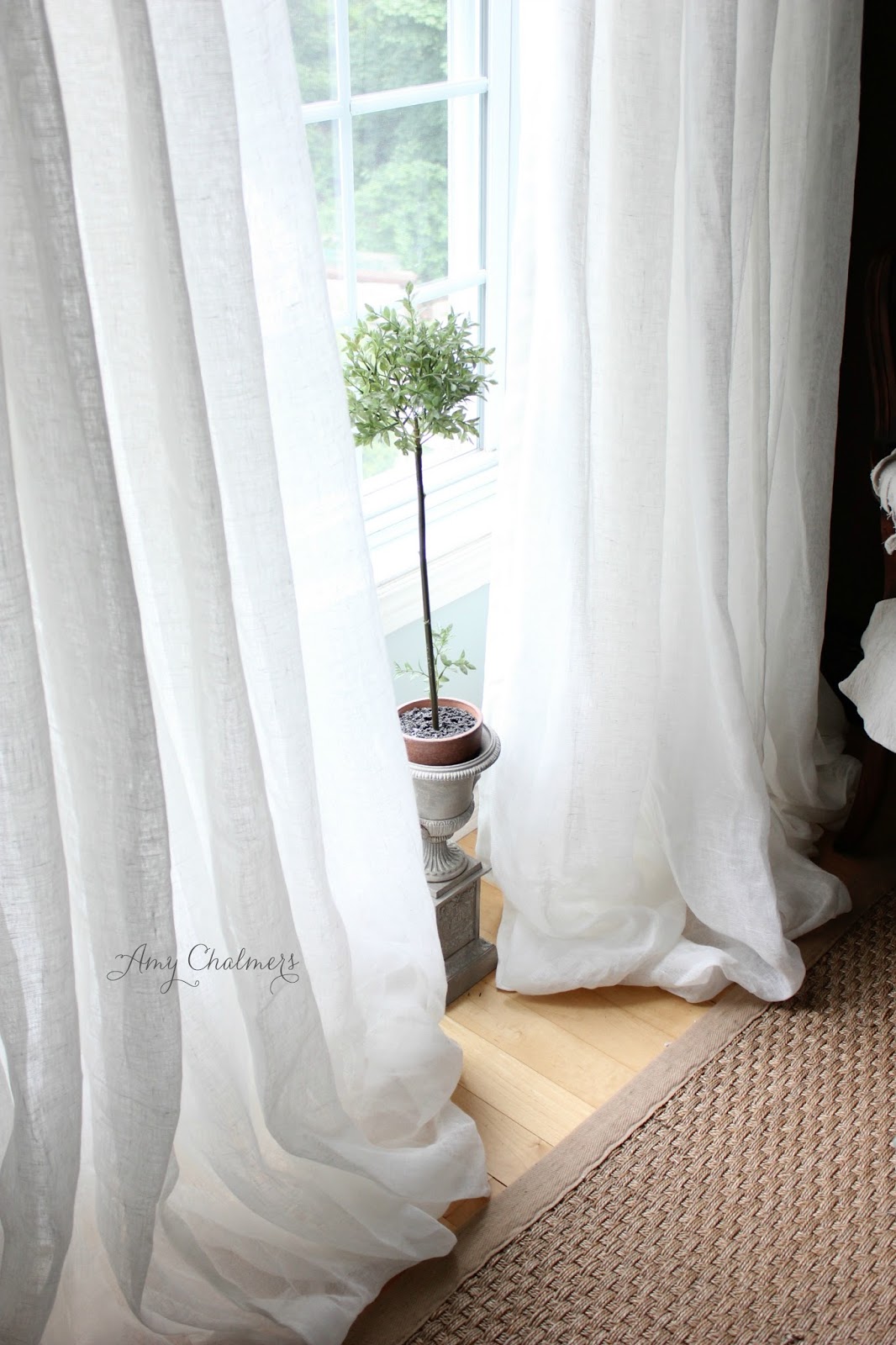 Maison Decor Luscious Linen Balloon Curtains for Master Bedroom