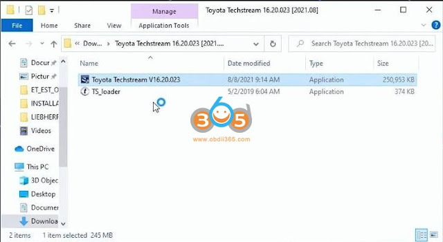 install  TOYOTA Techstream V16.20.023 1