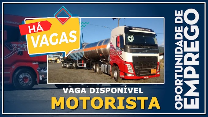 Transportadora Vsb abre vagas para Motorista 