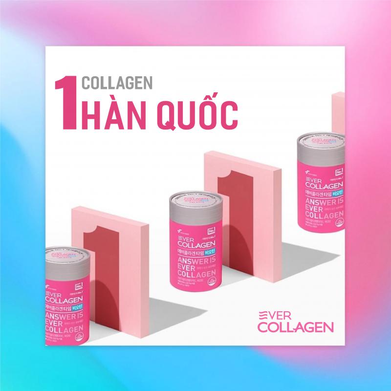 Collagen Dạng Bột Ever Collagen Time 90g (3g x 30 Gói)