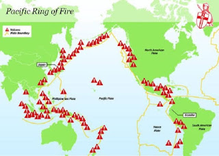 Lokasi gunung berapi yang merupakan gunung emas di dunia