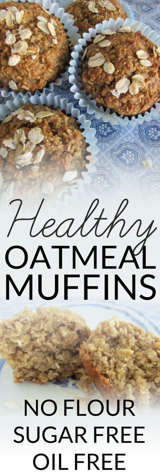 Healthy Oatmeal Muffins (No Flour No Sugar No Oil) Fish Food