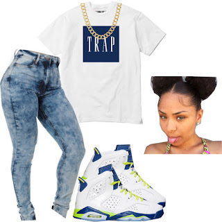 FASHION THE BLACK GIRL: How To Dress Like A Trap Queen...Outfit Ideas...