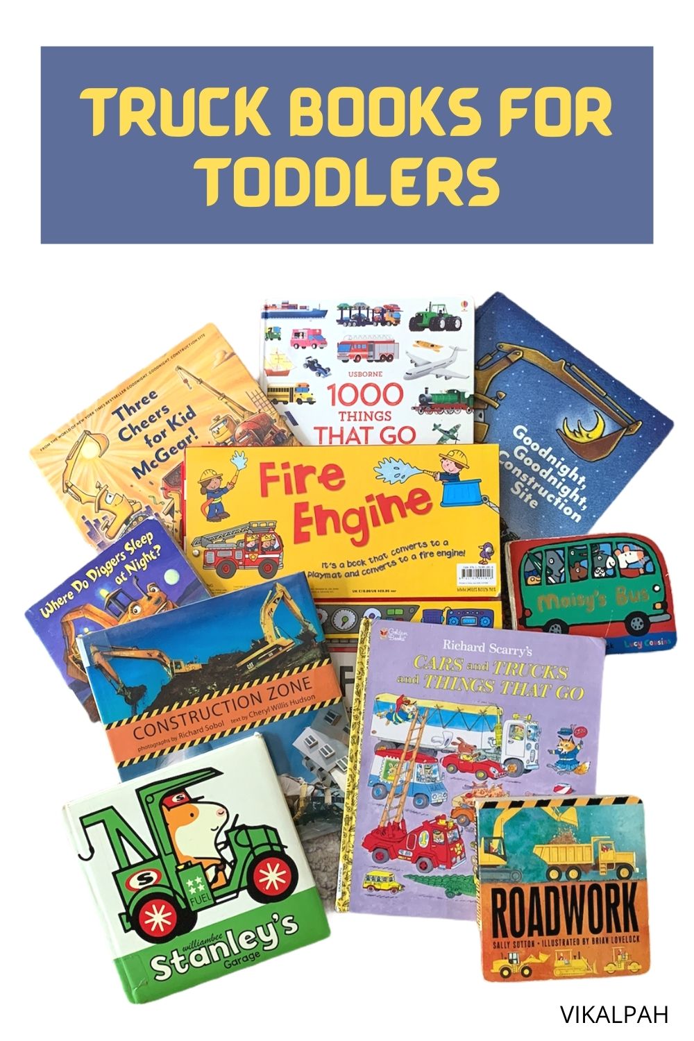 Vikalpah Best Truck books for toddlers