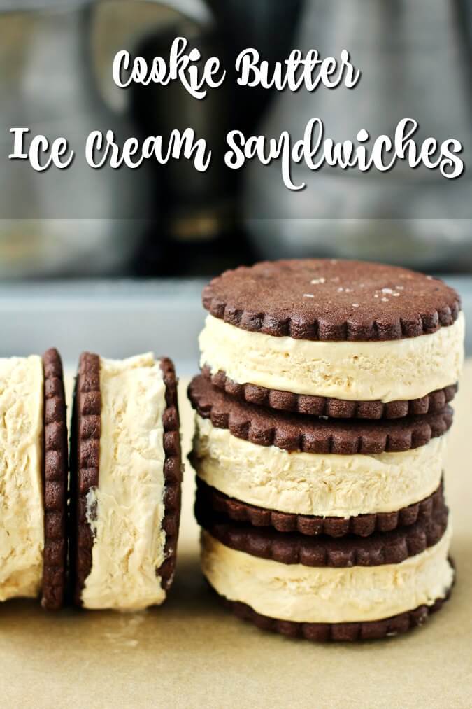 Cookie Butter Ice Cream Sandwiches Karen's Kitchen Stories