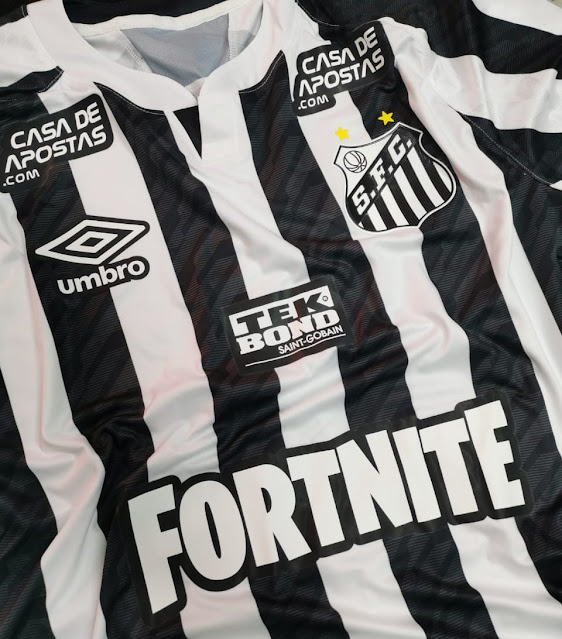 Fortnite será o patrocinador do Santos na final da Copa Libertadores
