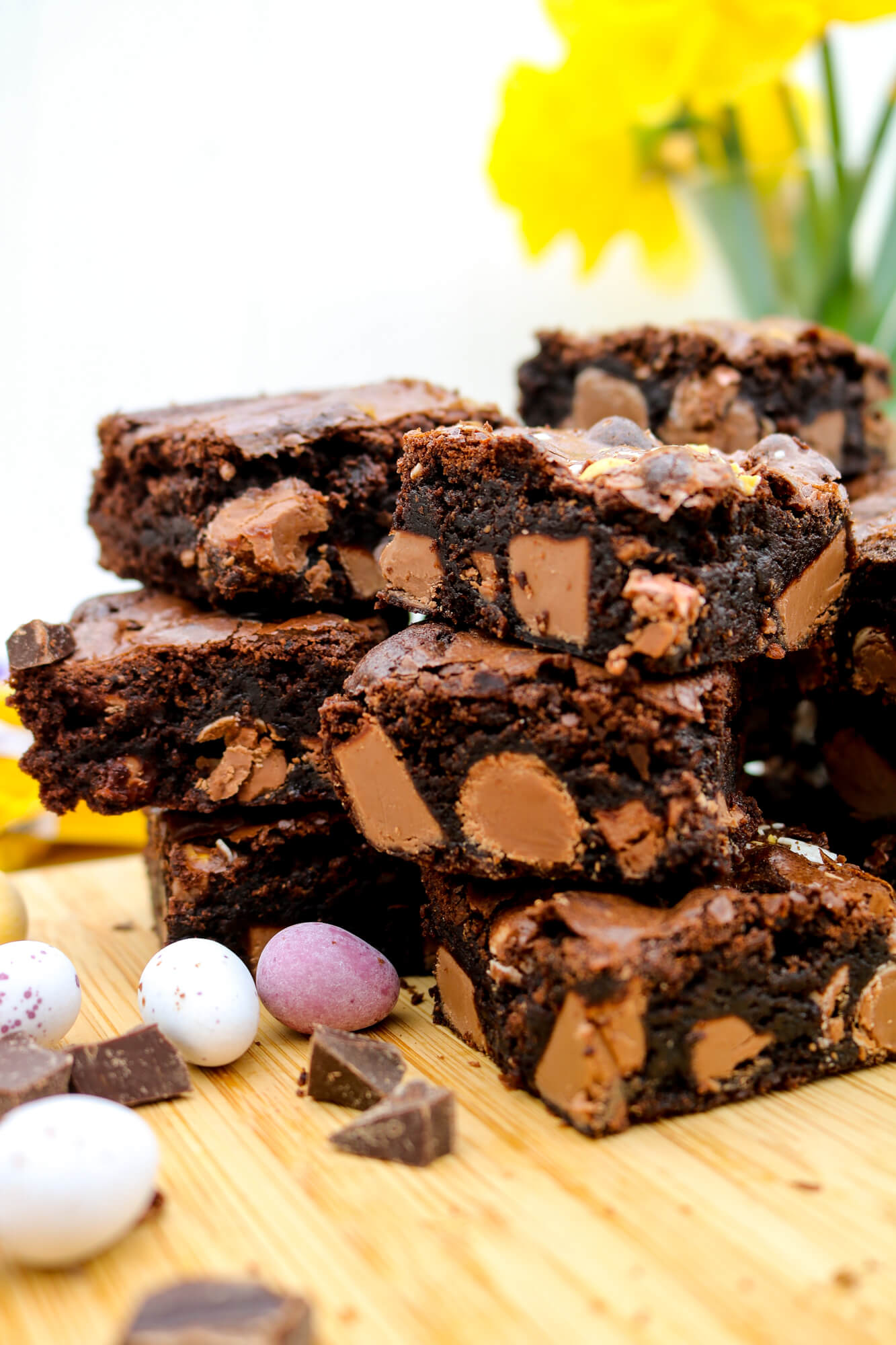 Mini Egg Gluten Free Brownies Take Some Whisks