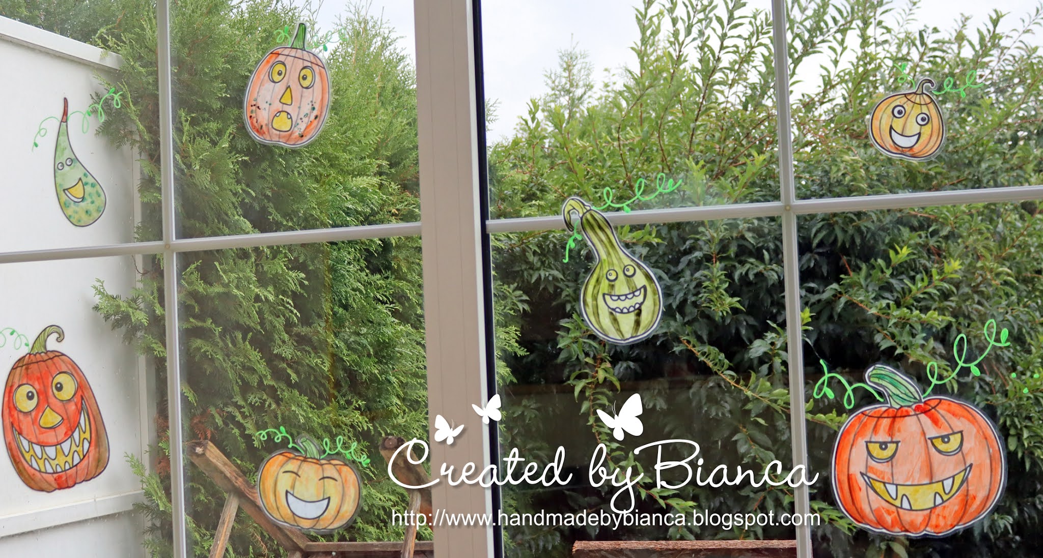 Kürbis Fensterbilder: Bring Autumn to Life with Drawing!