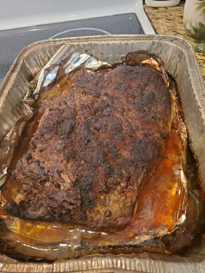 Smoker Smoked Beef Brisket What's Cookin' Italian Style Cuisine