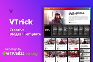 VTrick Redesign - Creative Blogger Template v.1.5