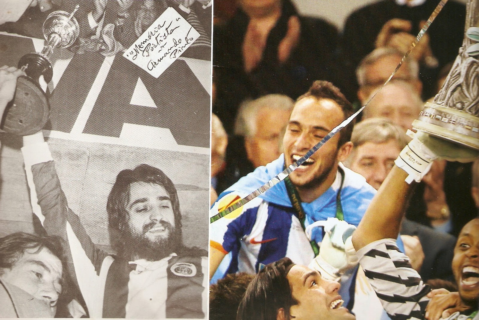 Memória Portista Duas Taças Especiais, de Portugal e Europa, ambas do