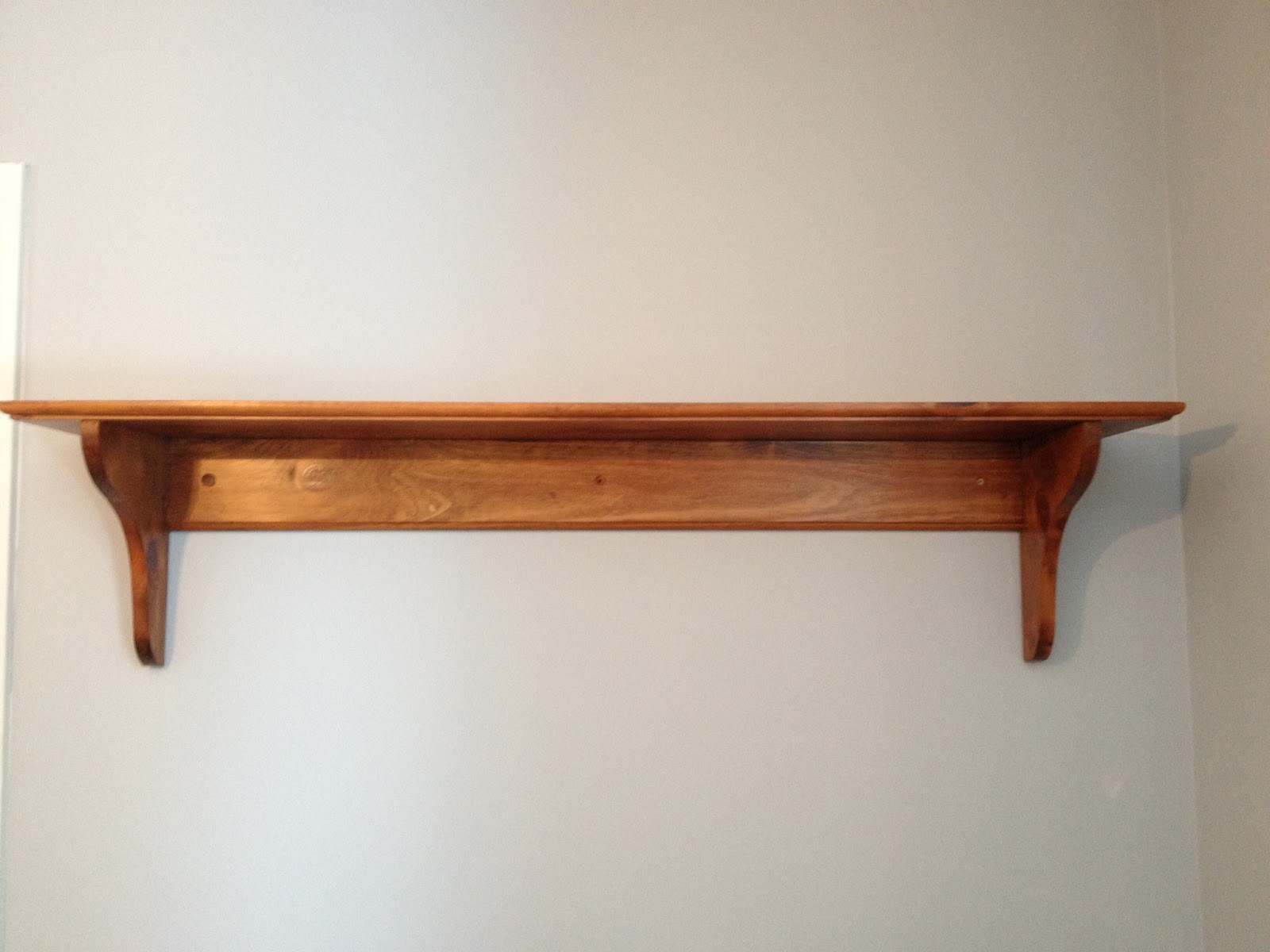 Eugenie's Woodworking Blog Simple large shelf.