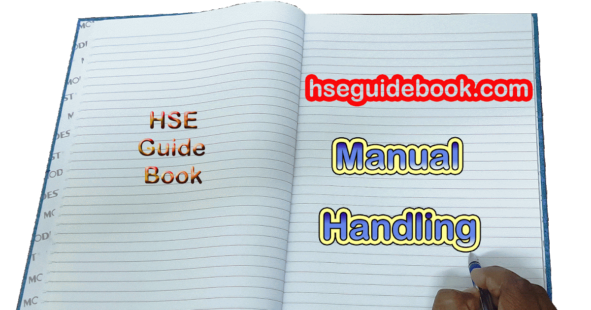 Manual Handling with control measures HSE Guide Book