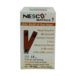 Strip Nesco Asam Urat / Uric Acid isi 25