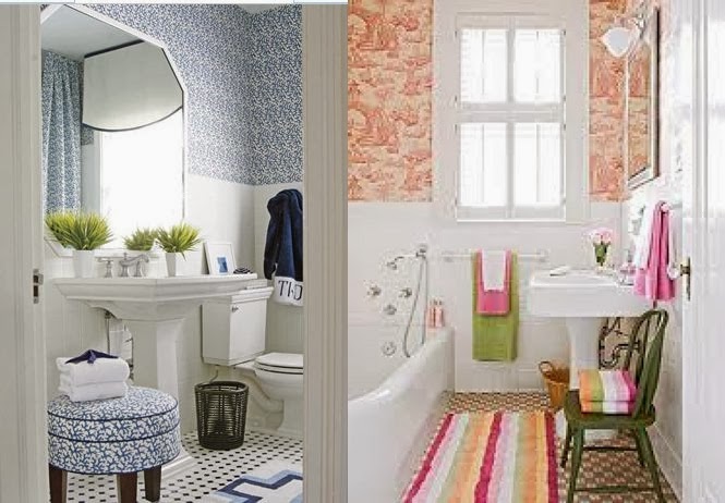 Recortes Decorados: LOC@S POR EL PAPEL (Baños y dormitorios)