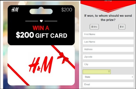 Get a $200 H&M Gift Card!