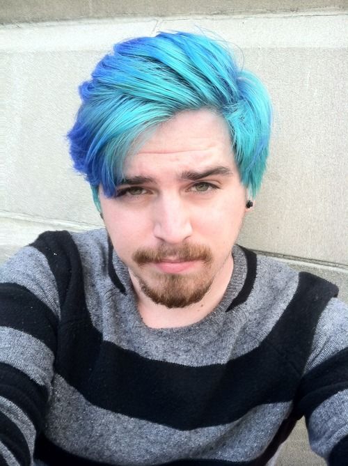 All About Hair For Men: BLUE HAIR COLOUR FOR MEN